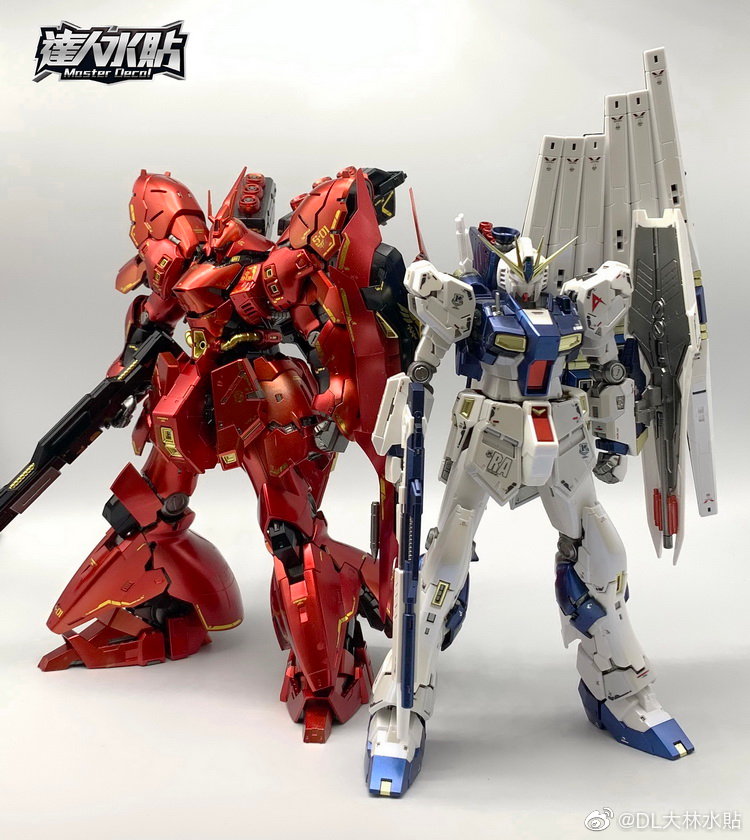 RG 1/144 MSN-04 サザビー 箔使用水転写デカール 金_DL DECAL_WATER ...