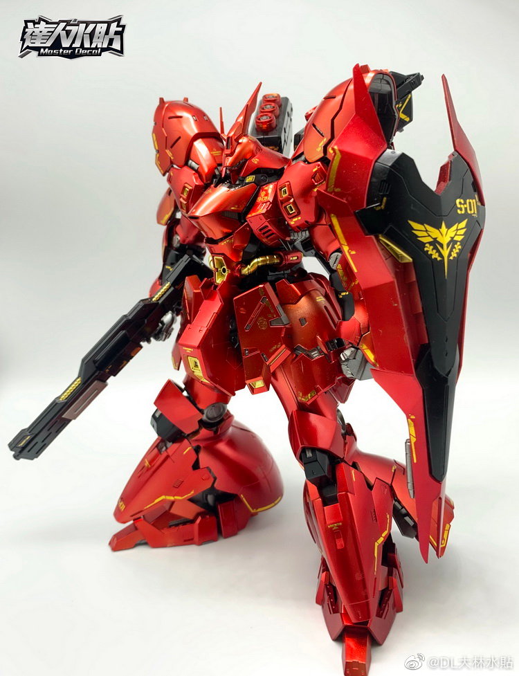 RG 1/144 MSN-04 サザビー 箔使用水転写デカール 金_DL DECAL_WATER ...